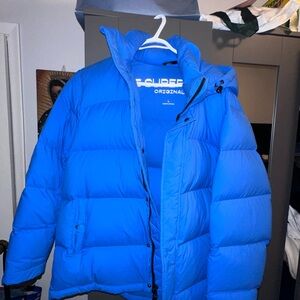 Aritzia - Blue Puffer Jacket